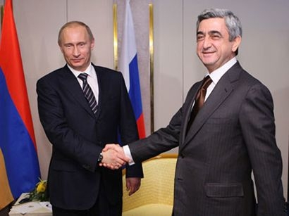 Putinlə Sarkisyan görüşdü