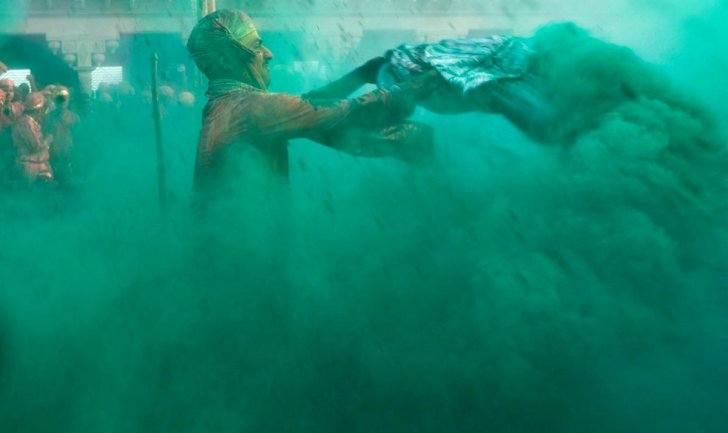 Hindistanda Holi festivalından rəngarəng Hindistanda Holi festivalından rəngarəng