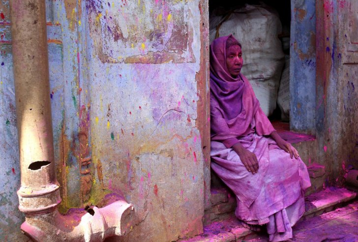 Hindistanda Holi festivalından rəngarəng Hindistanda Holi festivalından rəngarəng