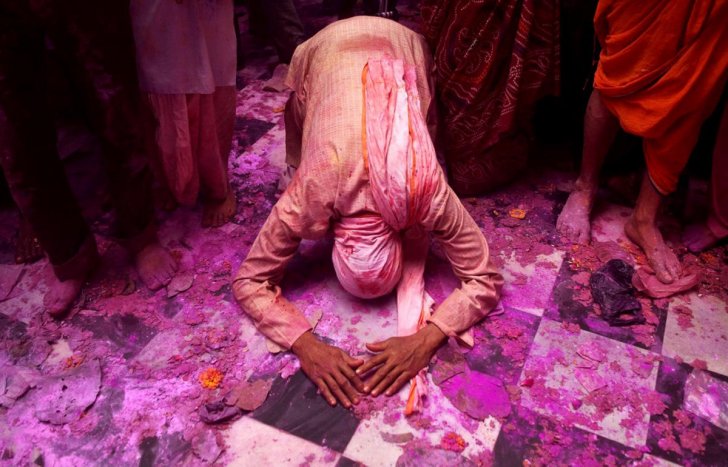 Hindistanda Holi festivalından rəngarəng Hindistanda Holi festivalından rəngarəng