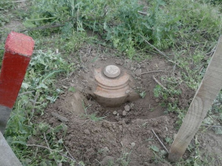 Cocuq Mərcanlıda tank əleyhinə mina tapılıb
