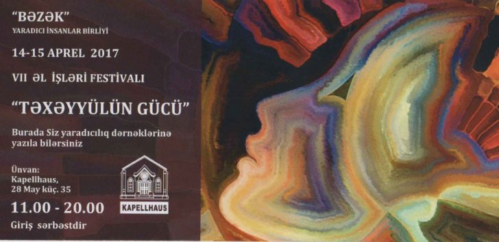 Bakıda VII əl işləri festivalı öz işinə başlayıb