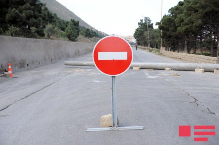 Bakının üç yolunda hərəkət qismən məhdudlaşdırılır