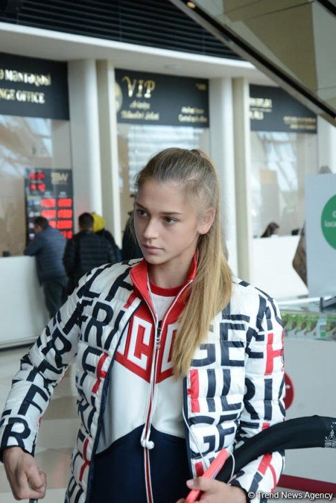 Rusiyalı gimnastlar Bakıya gəlib Rusiyalı gimnastlar Bakıya gəlib