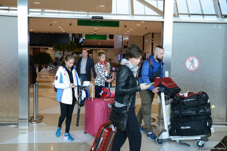Rusiyalı gimnastlar Bakıya gəlib Rusiyalı gimnastlar Bakıya gəlib