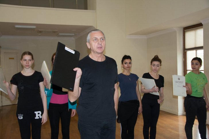 Dünya şöhrətli baletmeyster Sergey Gritsay Musiqili Teatrda