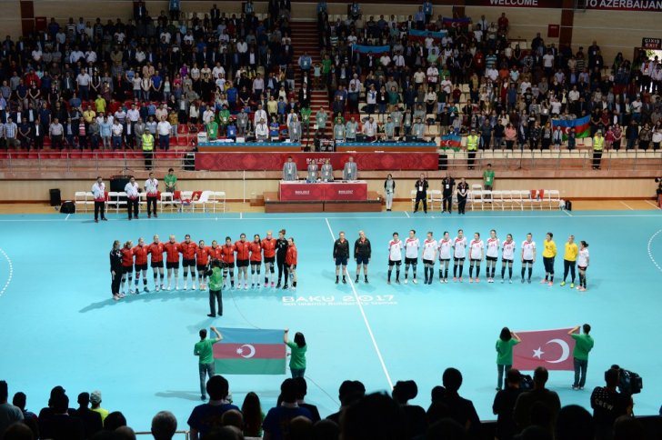 Azərbaycanın qadın həndbolçuları “Bakı-2017”nin çempionu olublar