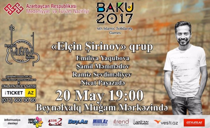 Pianoçu Elçin Şirinov Bakıda konsert verəcək