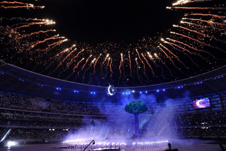 IV İslam Həmrəyliyi Oyunlarının bağlanış mərasimindən 