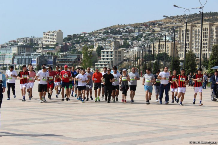 DTX əməkdaşları və KİV nümayəndələrinin birgə idman yürüşü keçirilib -