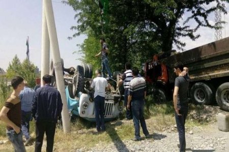 Yük maşınlarının dəhşətli qəzası -