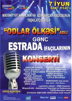 Gənc estrada ifaçılarının konserti olacaq