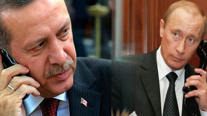 Putin və Ərdoğan telefonla danışdı