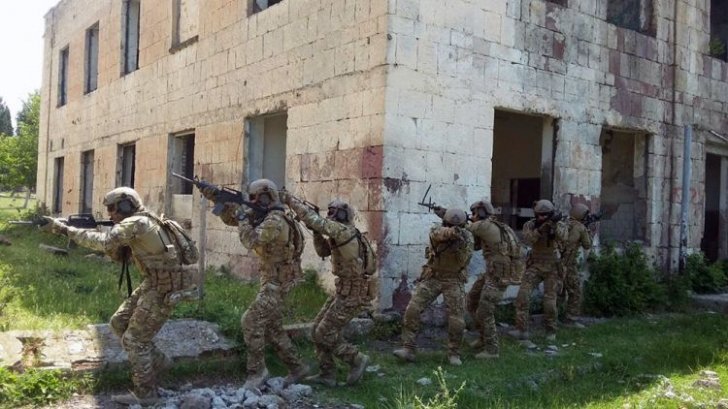 Azərbaycan, Türkiyə və Gürcüstan xüsusi təyinatlılarının birgə təlimi - 