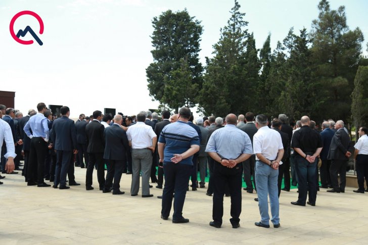 Natiq Əliyev II Fəxri xiyabanda dəfn olunub