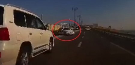 Bakıda yol polisi qaydaları kobud şəkildə pozdu -