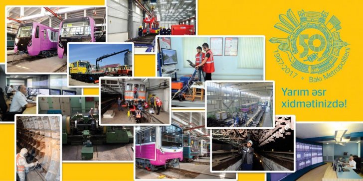Bakı metrosu 50 illik yubileyinə hazırlaşır - Bakı metrosu 50 illik yubileyinə hazırlaşır -