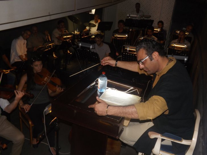 Musiqili Teatrda Bərdia Kiyarəsin məşqləri -