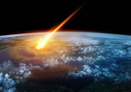 Meteorun Yerə düşmə anı -