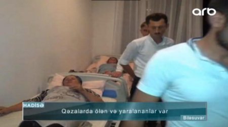 Azərbaycanda avtobus aşdı: 21 yaralı -