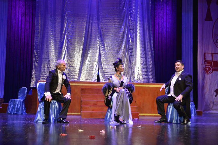 Musiqili Teatrda Əməkdar artist Boris Qrafkinin 80 illik yubileyi qeyd olunub -