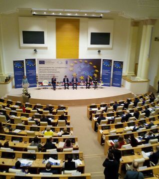 Tbilisidə Avropa İttifaqının parlament konfransı başlayıb - Tbilisidə Avropa İttifaqının parlament konfransı başlayıb -