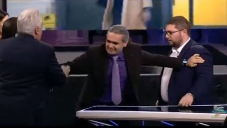 Rusiya telekanalında azərbaycanlı və erməni ekspertlər əlbəyaxa oldu -