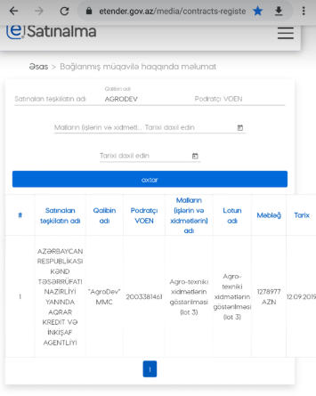 Yeni yaranan agentliyin milyonluq tenderlərini kimlər udub? - Yeni yaranan agentliyin milyonluq tenderlərini kimlər udub? -