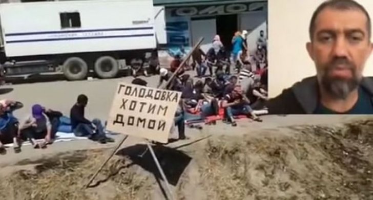 Polis Rusiya sərhəddində azərbaycanlıların etiraz aksiyasını qəddarcasına  dağıdıb -