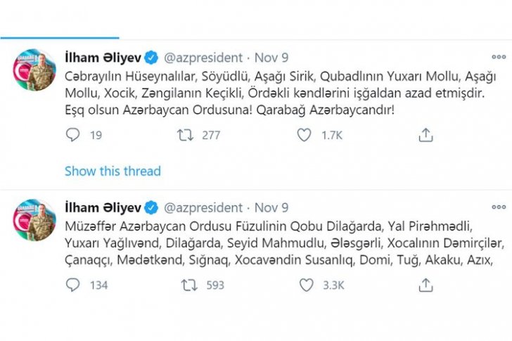 Daha 23 kənd işğaldan azad olundu - Daha 23 kənd işğaldan azad olundu -