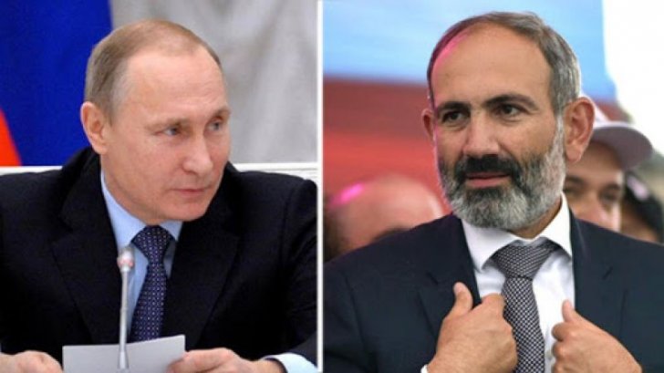 Putin və Paşinyandan Qarabağ münaqişəsi zonasındakı vəziyyət barədə