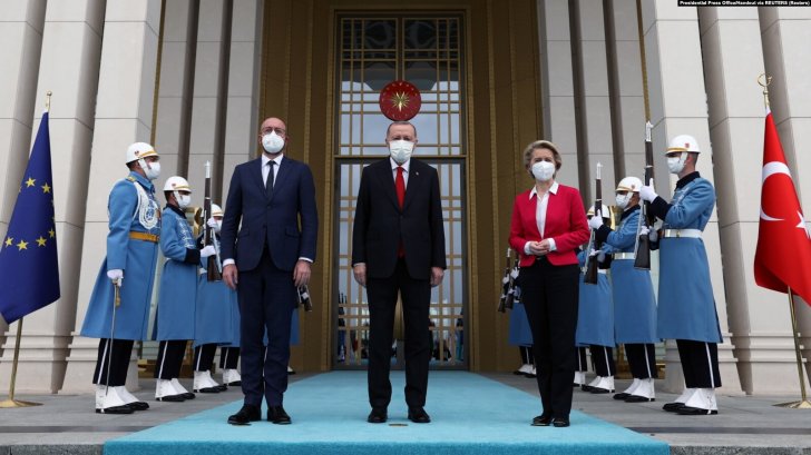 Erdoğan Avropa rəhbərlərini qəbul edib