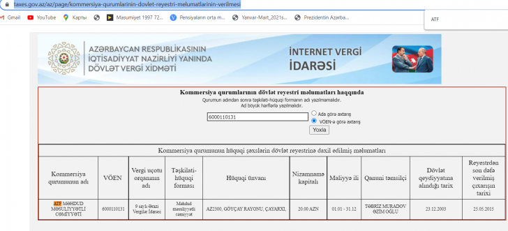 "Asfaltyeyənlər”: "ATF" MMC-ni Saleh Məmmədova nə bağlayır? "Asfaltyeyənlər”: "ATF" MMC-ni Saleh Məmmədova nə bağlayır?