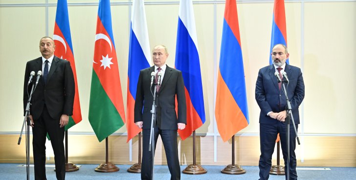 Azərbaycan, Ermənistan və Rusiya liderlərinin Soçi BƏYANATI