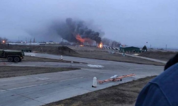 Ukrayna Rusiya Silahlı Qüvvələrinin 30 helikopterinin olduğu aerodromu bombalayıb