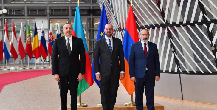 Şarl Mişel, İlham Əliyev və Nikol Paşinyanın Brüsseldəki üçtərəfli görüşü necə yekunlaşdı