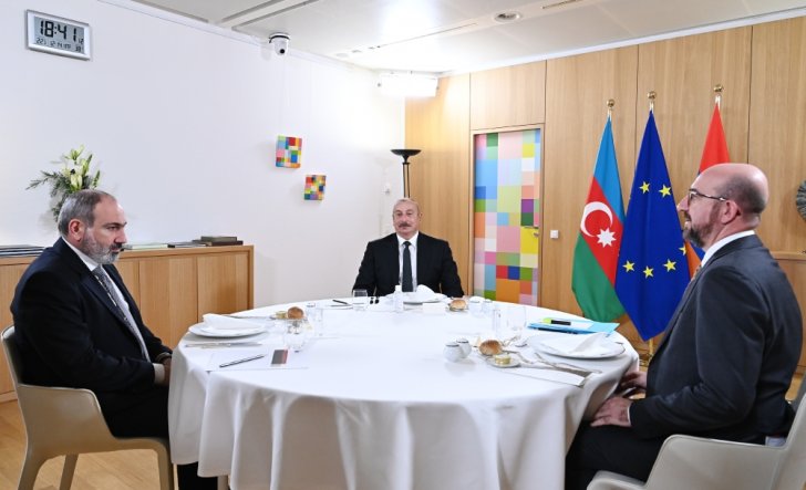 Şarl Mişel yenə Brüsseldə İlham Əliyev və Nikol Paşinyanla görüşəcək