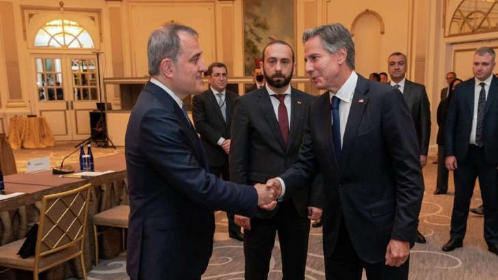 Ceyhun Bayramov və Ararat Mirzoyan Antoni Blinkenin iştirakı ilə Nyu Yorkda görüşüb - NƏTİCƏ