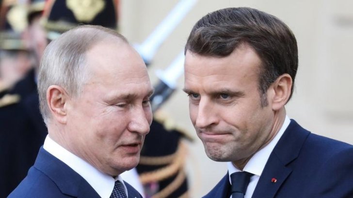Makrondan Putinlə bağlı ilginc AÇIQLAMALAR