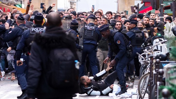 Parisdə üç nəfər qətlə yetirilib, kürdlərlə polis arasında toqquşma olub