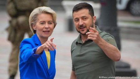 Ursula von der Leyen Kiyevə gedib