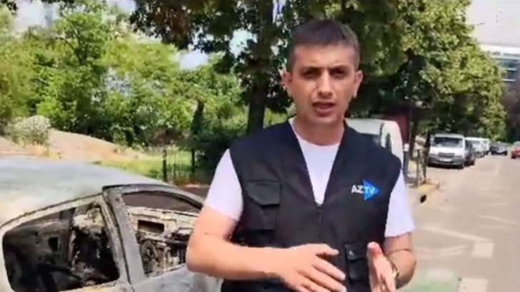 AZTV əməkdaşlarının Fransada hücuma məruz qaldığını bildirir