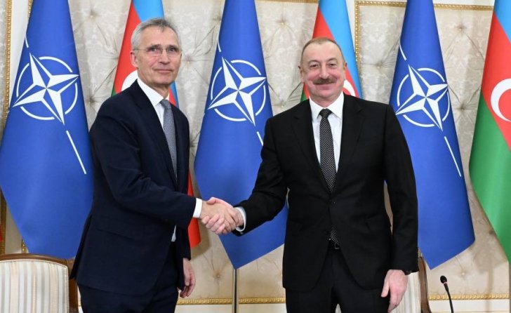 NATO-nun Baş katibi Azərbaycanda tərəfdaşlıq və regional təhlükəsizlik məsələlərini MÜZAKİRƏ EDİB
