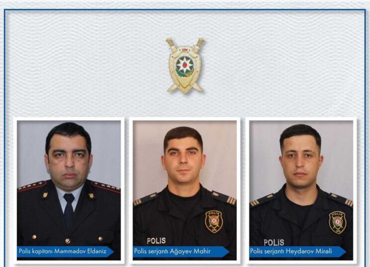 Bakıda üç polis, iki mülki şəxs qətlə yetirilib