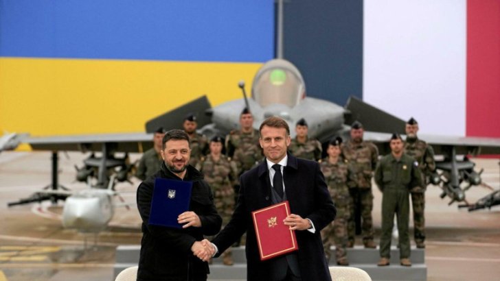 Fransa və Ukrayna qırıcı təyyarələrin tədarükü barədə saziş imzalayıb